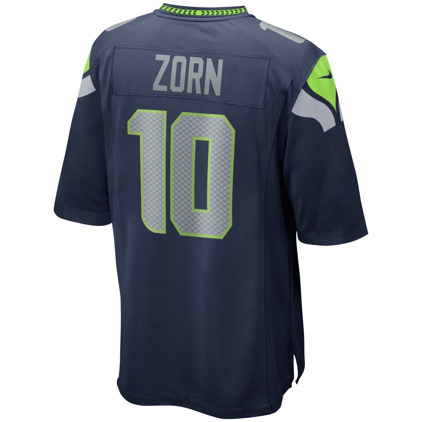 Jim Zorn Seattle Seahawks  Game Retired   Jersey - College Navy