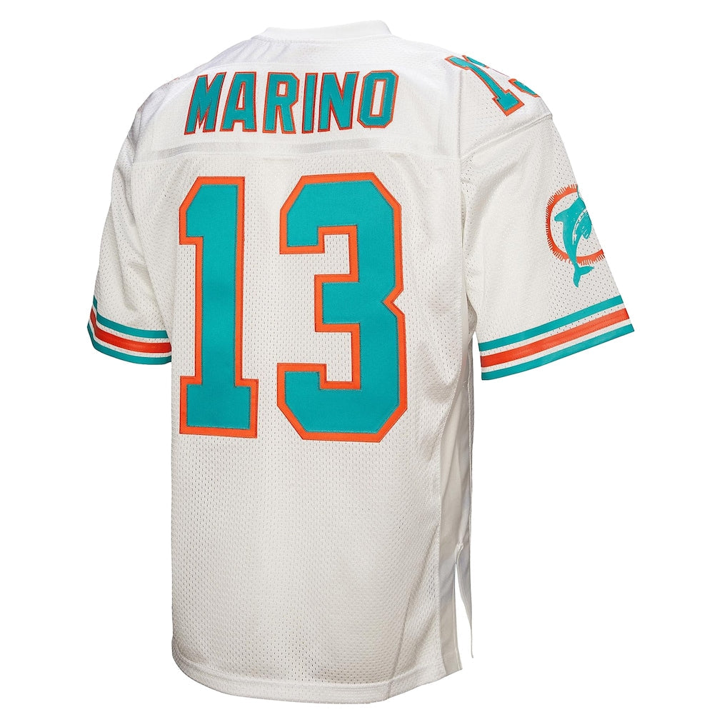 M.Dolphins #13 Dan Marino 1994  White Authentic Throwback Retired Player Jersey