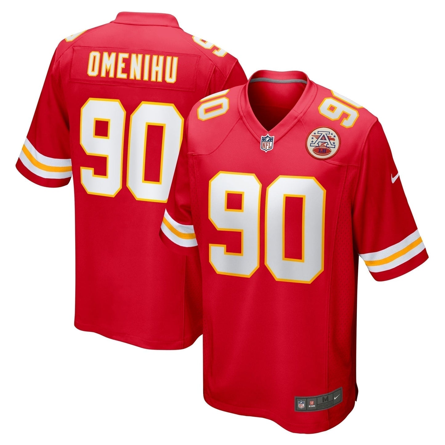 Charles Omenihu Kansas City Chiefs  Game   Jersey - Red