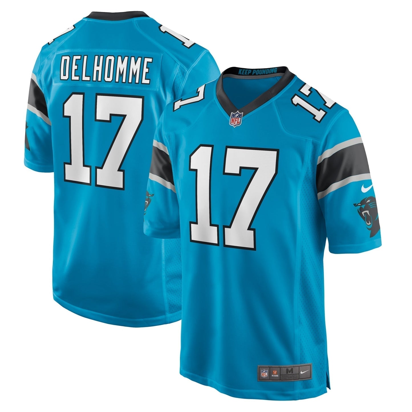 Jake Delhomme Carolina Panthers  Retired   Jersey - Blue