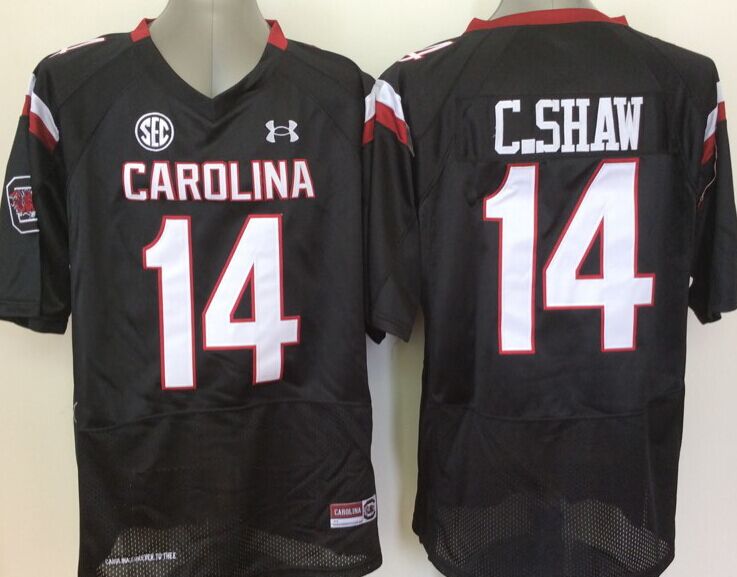 Men's South Carolina Gamecock Connor Shaw Black Player Game Jersey