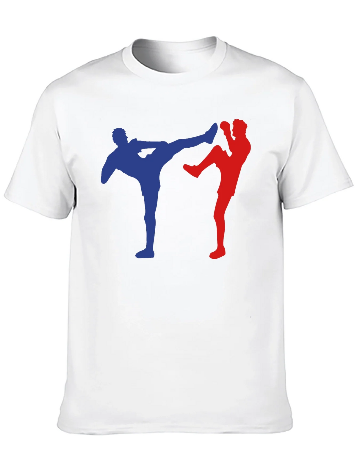 Kickboxing T-Shirt - Martial Arts Silhouette Tee