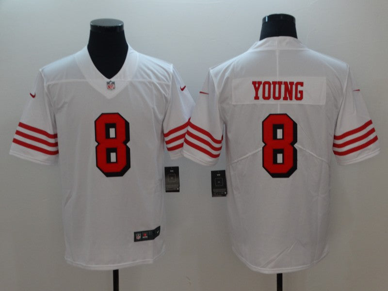 Men's San Francisco 49ers Steve Young White Game Player Jersey