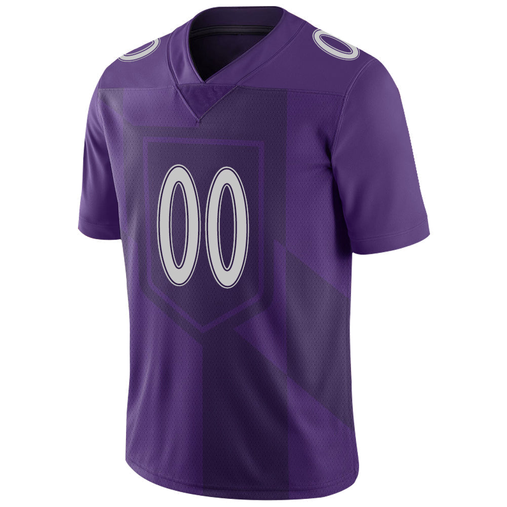 Custom B.Raven Stitched American Football Jerseys Personalize Birthday Gifts Purple Jersey