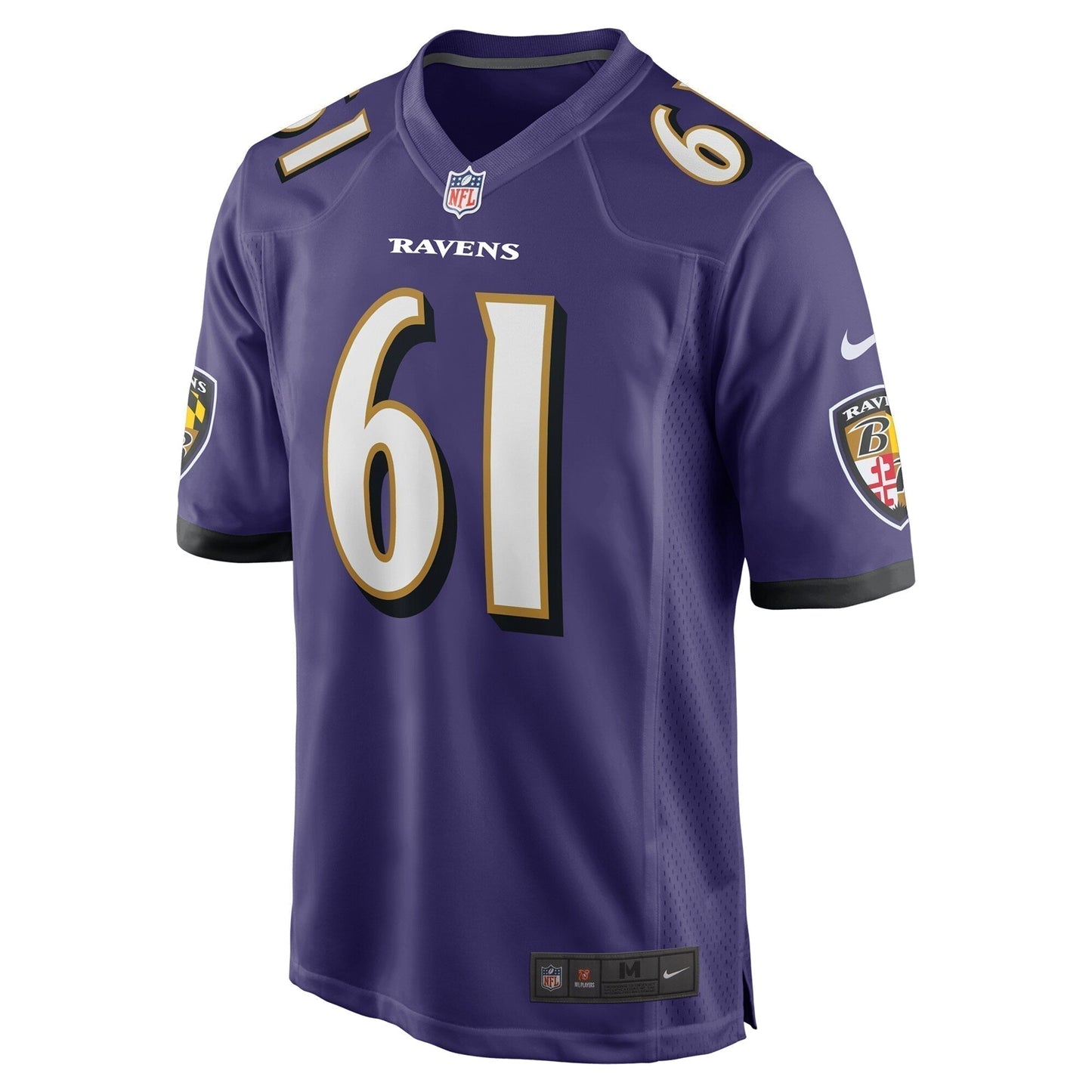 Nick Samac Baltimore Ravens  Team Game Jersey -  Purple