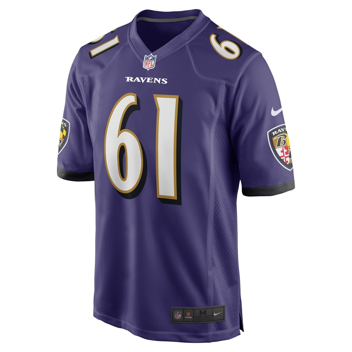 Nick Samac Baltimore Ravens  Team Game Jersey -  Purple