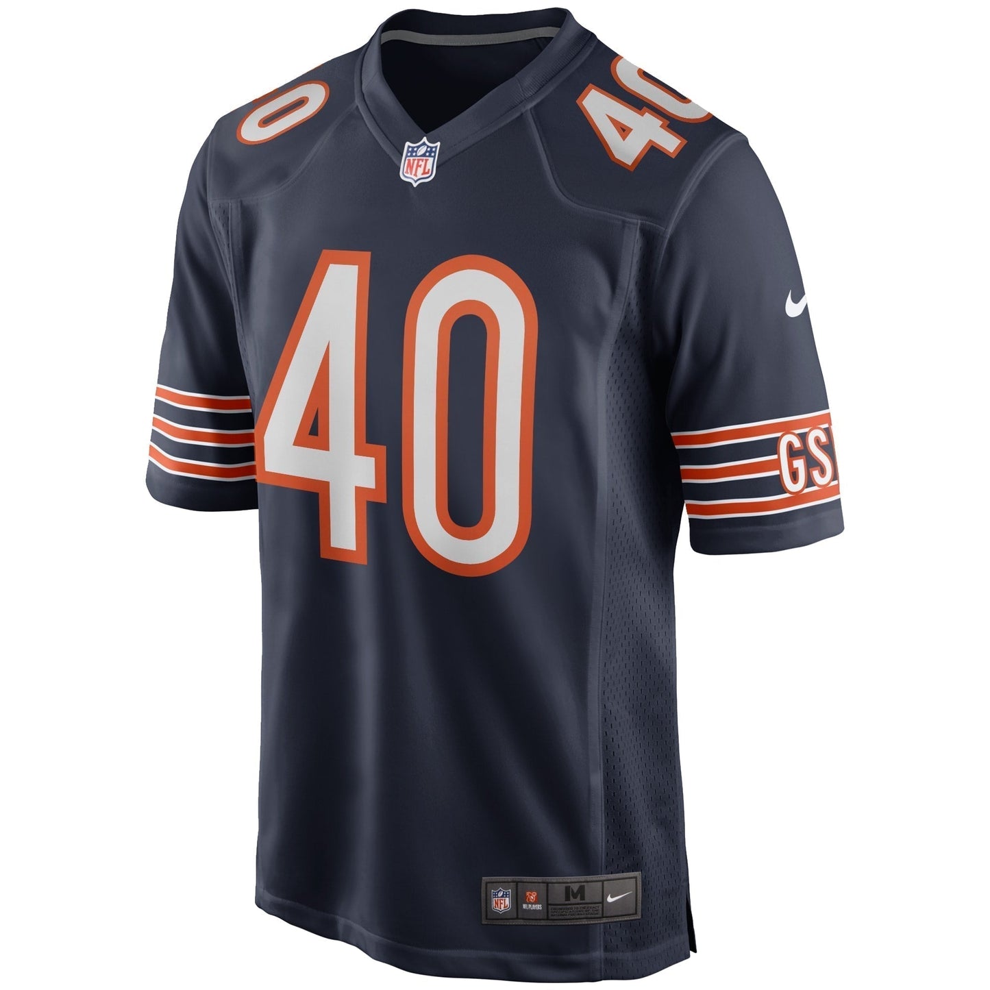 Gale Sayers Chicago Bears  Game Retired   Jersey - Navy