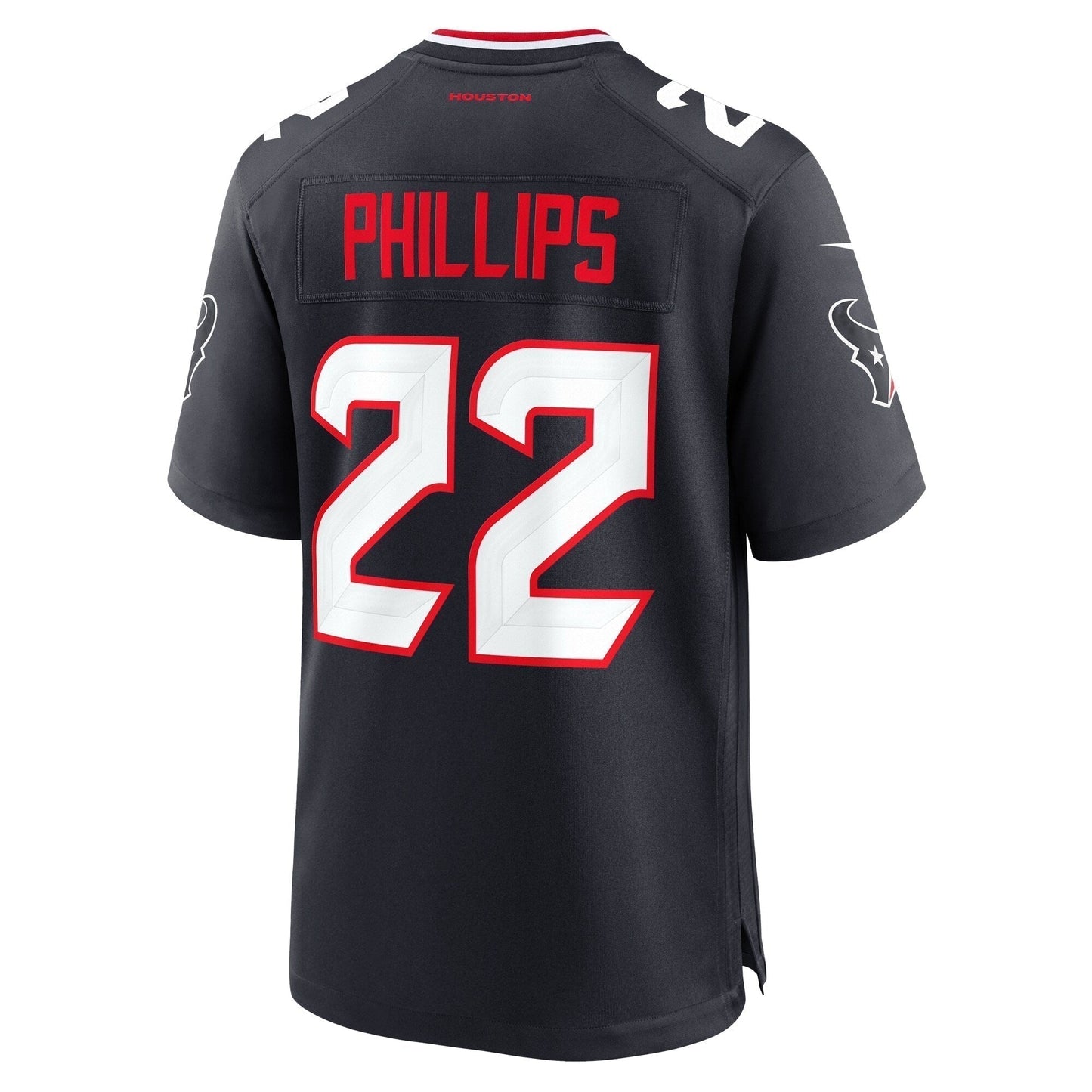 Jacob Phillips Houston Texans  Game Jersey -  Navy