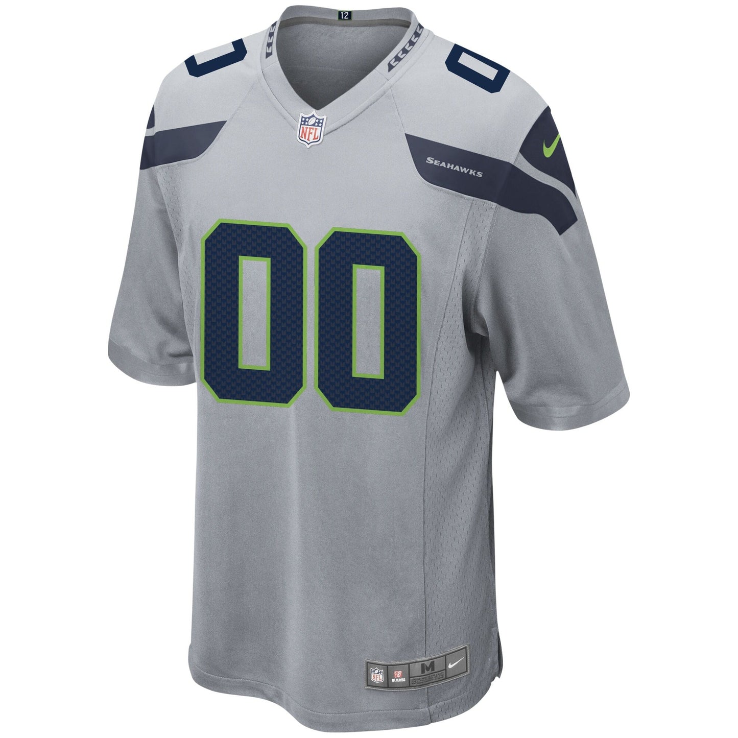 Seattle Seahawks  Alternate Custom Game Jersey - Gray