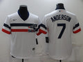 Men's Chicago White Sox Tim Anderson White Authentic Game Jersey