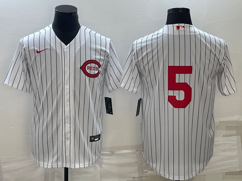Men's Cincinnati Reds Johnny Bench White 2022 MLB at Field of Dreams Game Authentic Player Jersey