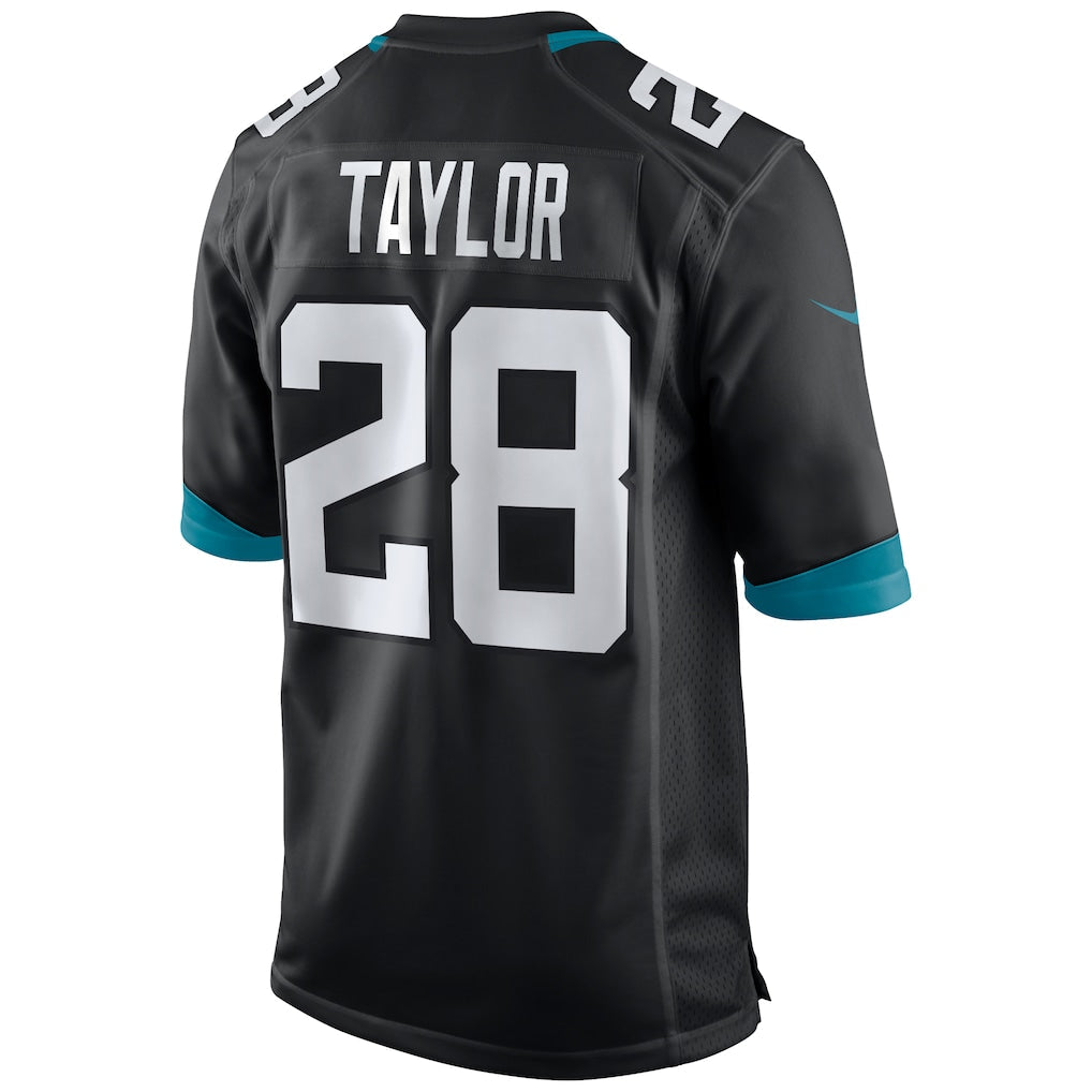 J.Jaguars #28 Fred Taylor Black Retired Player Alternate Game Jersey