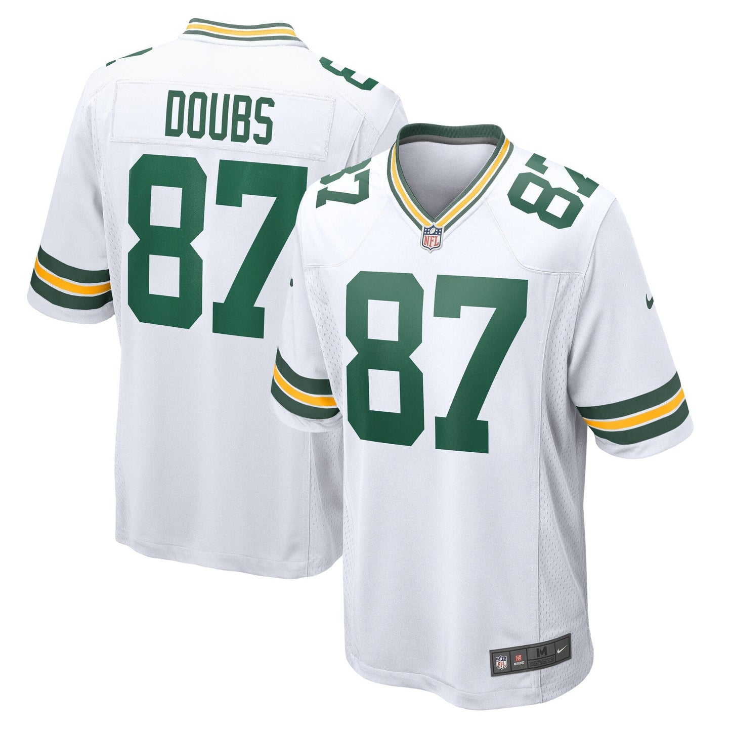 Romeo Doubs Green Bay Packers  Game   Jersey - White