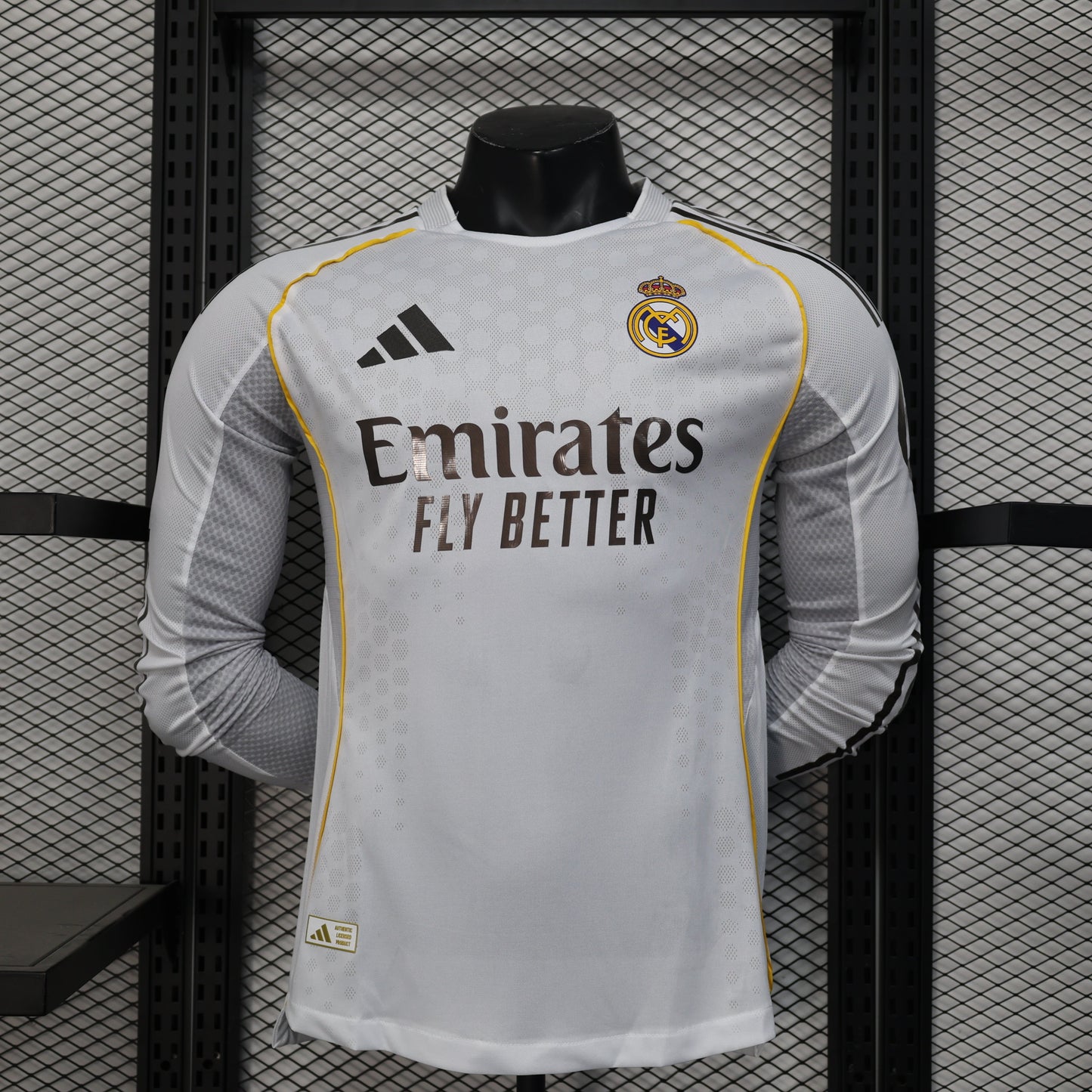 2026 Real Madrid Home Long-Sleeve Player Version Jersey