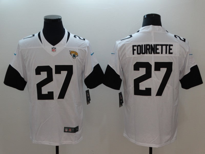 Men's Jacksonville Jaguars Leonard Fournette White Game Player Jersey