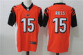 Men's Cincinnati Bengals John Ross Orange Game Jersey