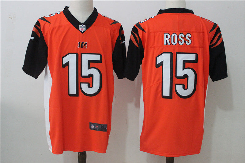 Men's Cincinnati Bengals John Ross Orange Game Jersey