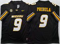 Men's Missouri Tigers Beau Pribula Black Player Jersey