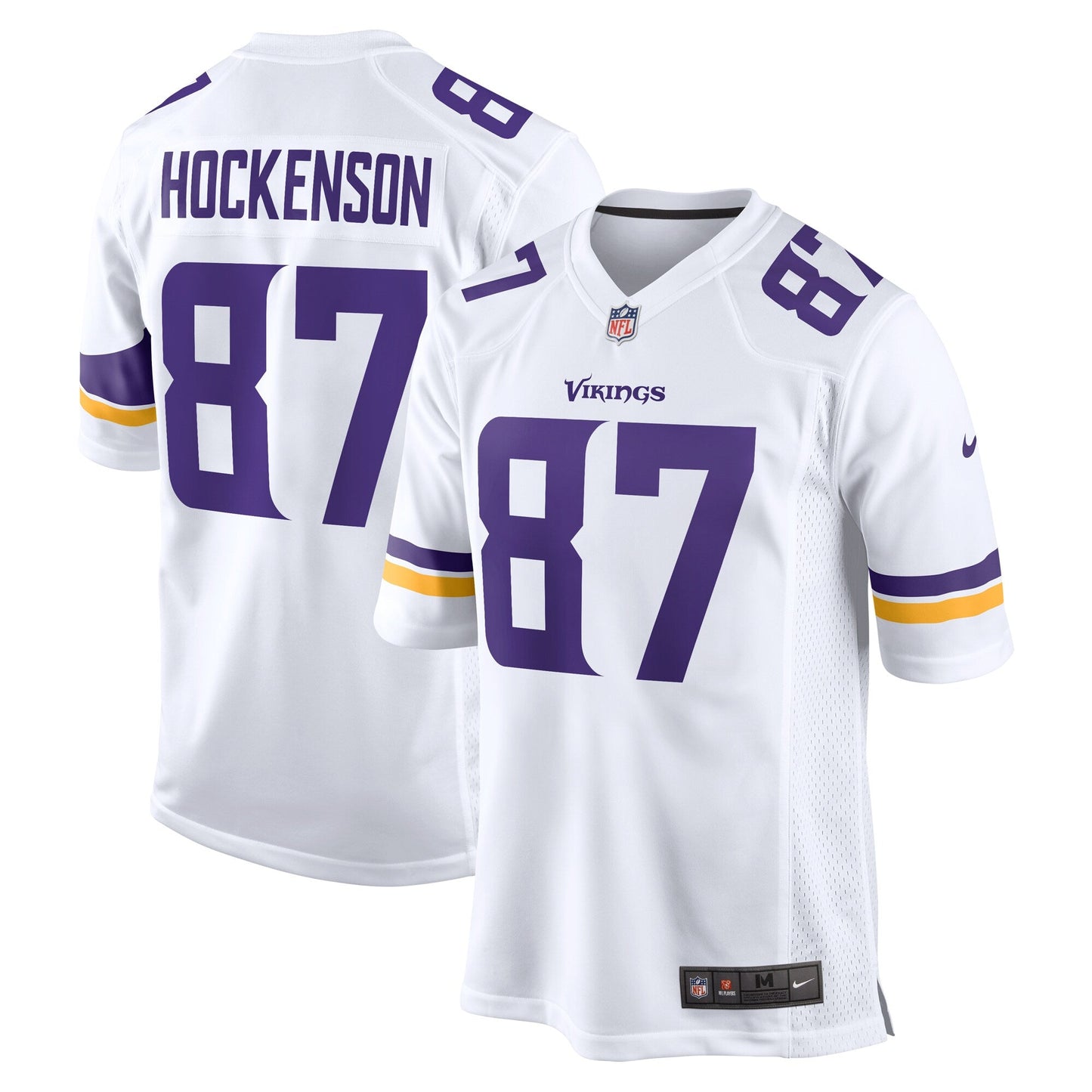 T.J. Hockenson Minnesota Vikings  Game   Jersey - White