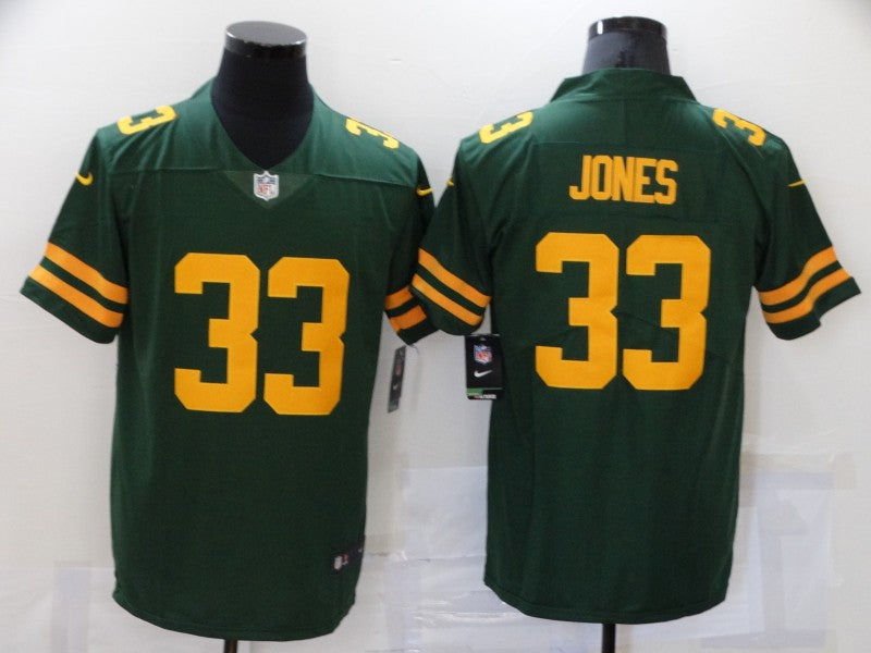 Men's Green Bay Packers Aaron Jones Green Alternate Legend Player Jersey