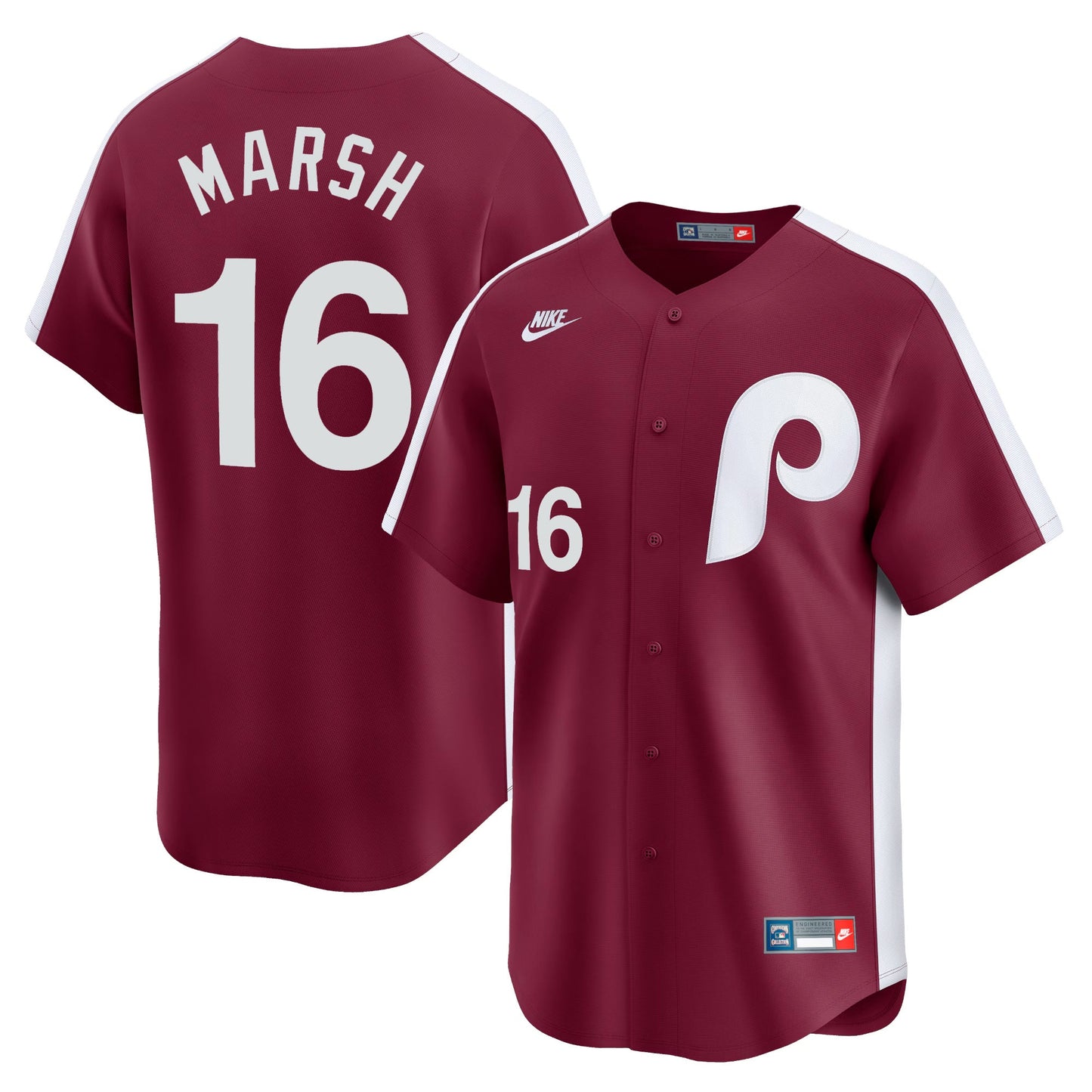 Brandon Marsh Philadelphia Phillies Cooperstown Limited Jersey Red