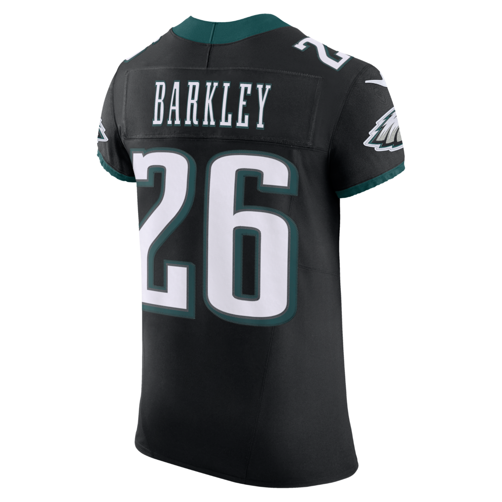 P.Eagles #26 Saquon Barkley Black Alternate Vapor F.U.S.E. Elite Jersey
