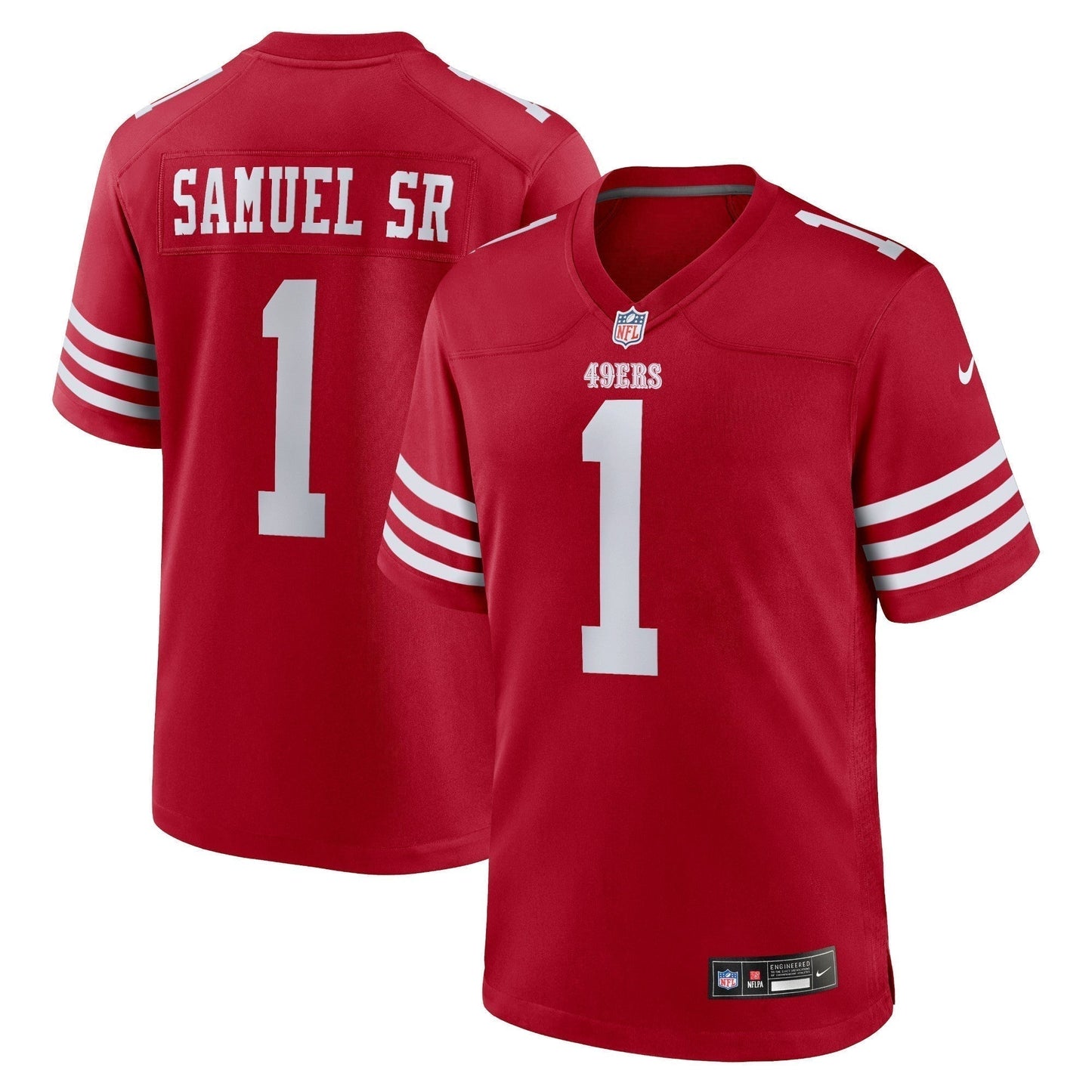 Deebo Samuel Sr San Francisco 49ers  Game   Jersey - Scarlet