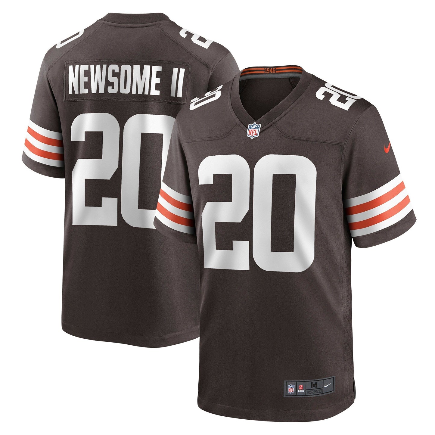 Greg Newsome II Cleveland Browns  Game Jersey - Brown