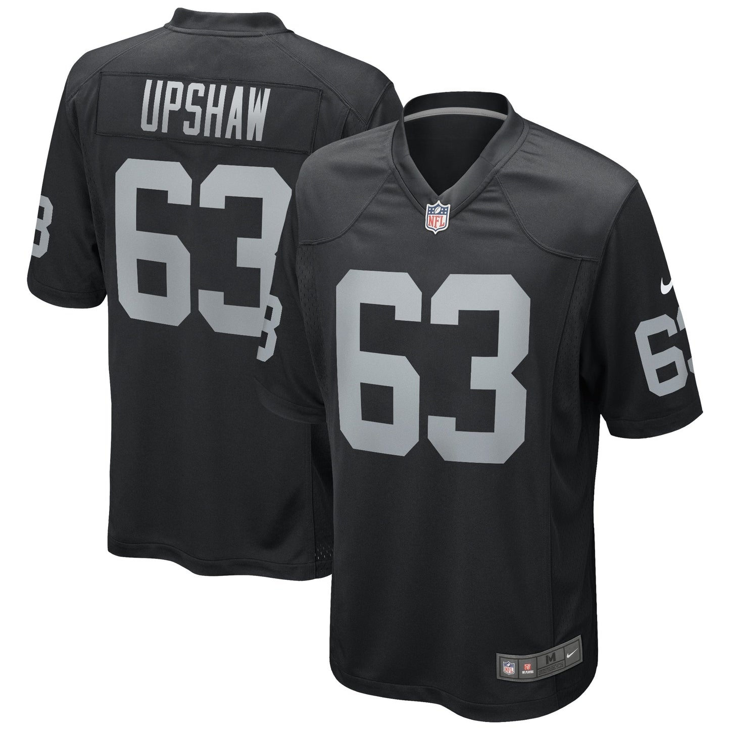 Gene Upshaw Las Vegas Raiders  Game Retired   Jersey - Black