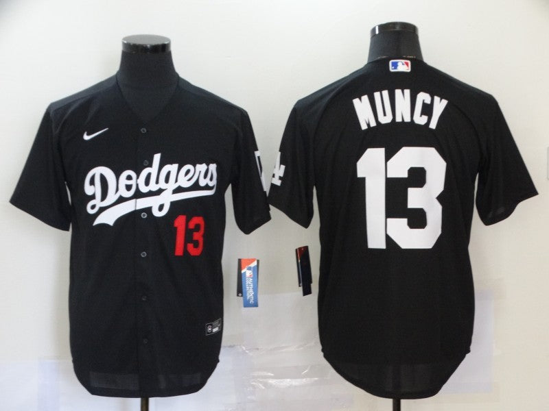 Men's Los Angeles Dodgers Max Muncy Black Stitched Jersey