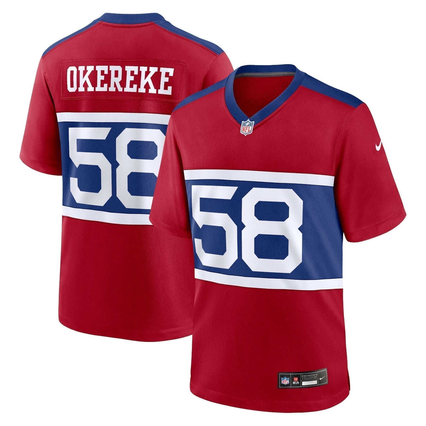 Bobby Okereke New York Giants  Alternate   Game Jersey - Century Red