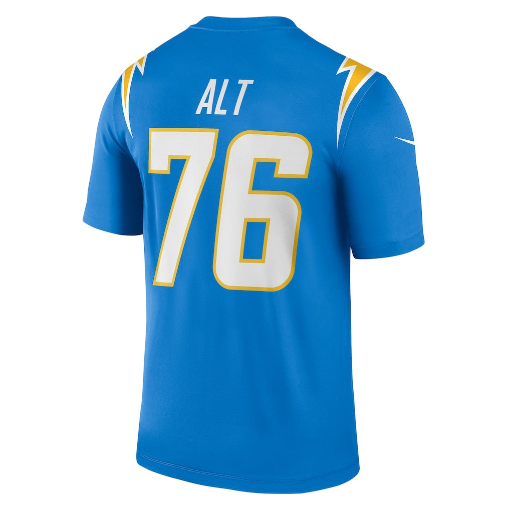 LA.Chargers #76 Joe Alt Powder Blue Legend Player Performance Top Jersey
