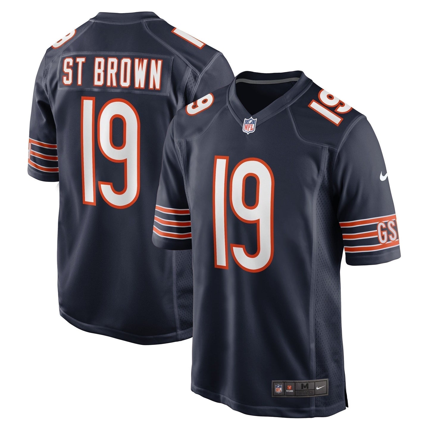 Equanimeous St. Brown Chicago Bears  Game   Jersey - Navy