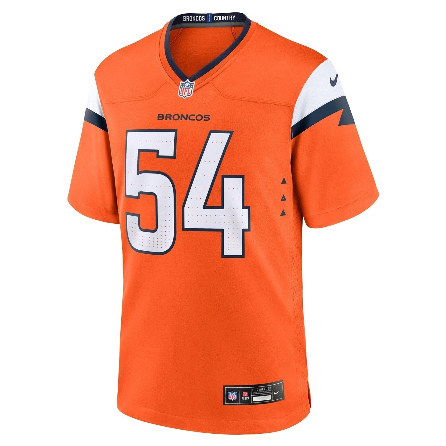 Alex Forsyth Denver Broncos  Team Game Jersey -  Orange