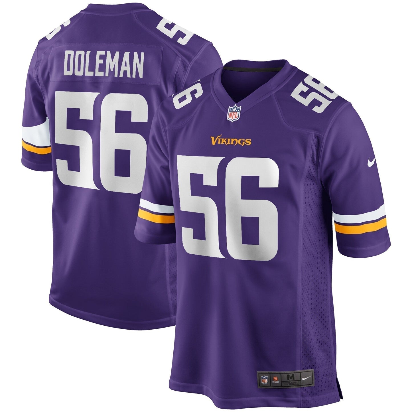 Chris Doleman Minnesota Vikings  Game Retired   Jersey - Purple