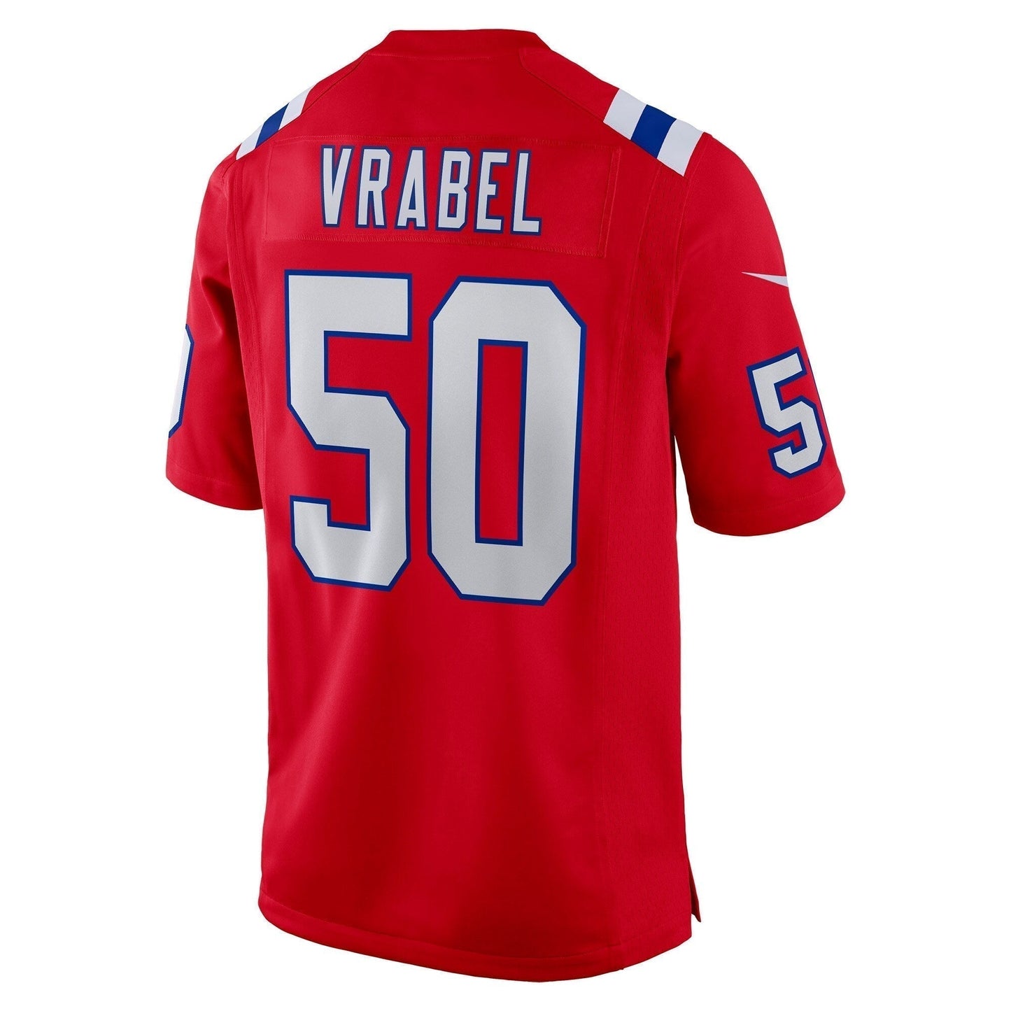 Mike Vrabel New England Patriots  Retired   Alternate Game Jersey - Red