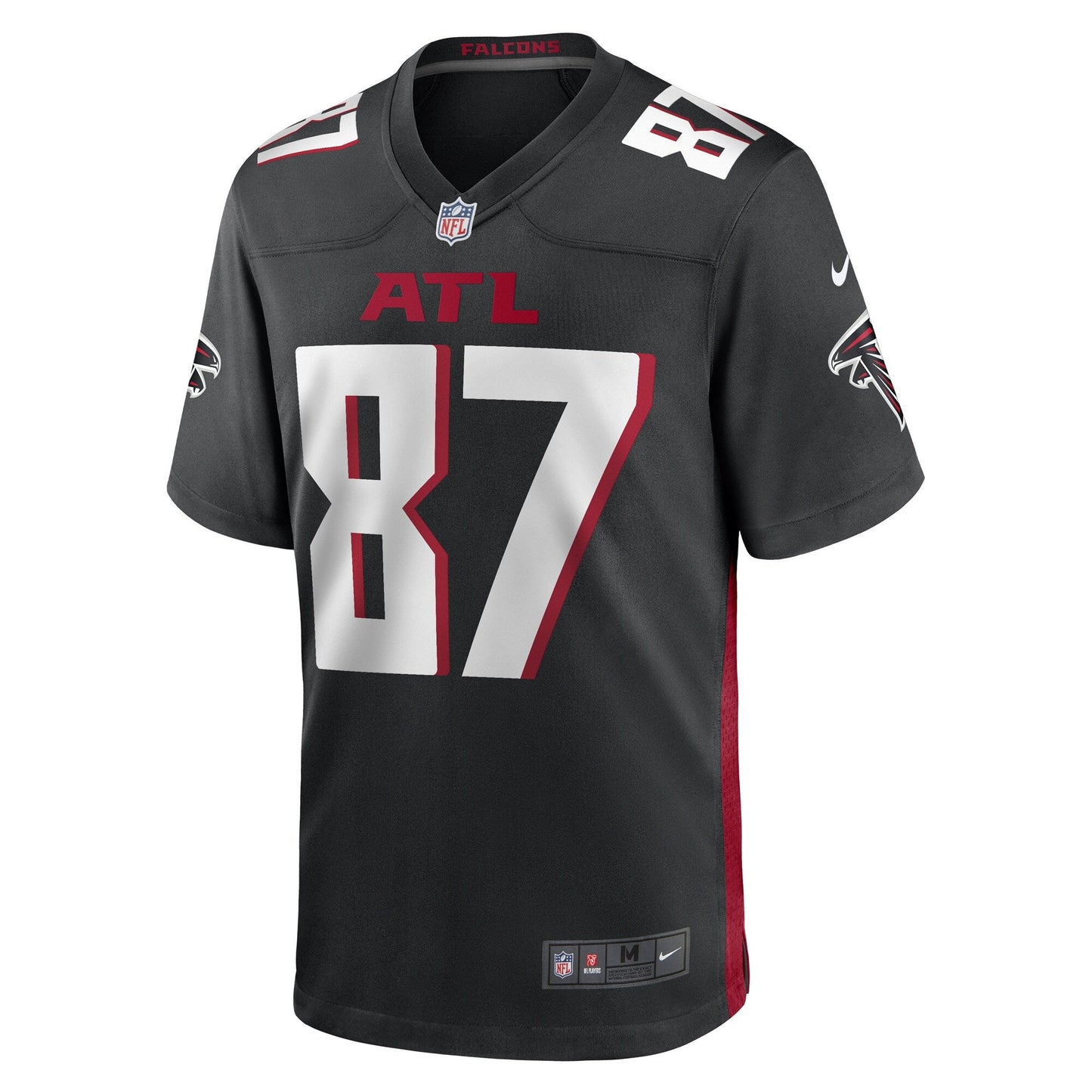 John FitzPatrick Atlanta Falcons  Game   Jersey - Black