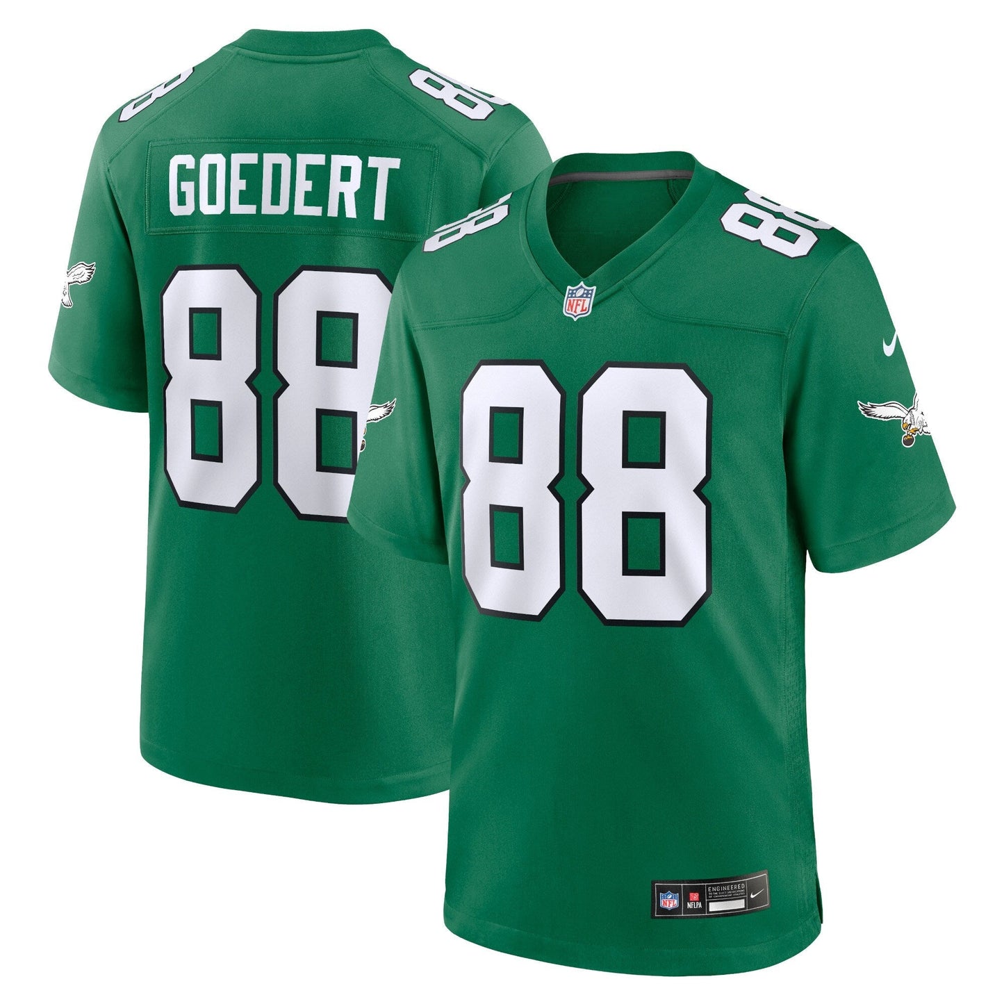 Dallas Goedert Philadelphia Eagles  Alternate Game   Jersey - Kelly Green