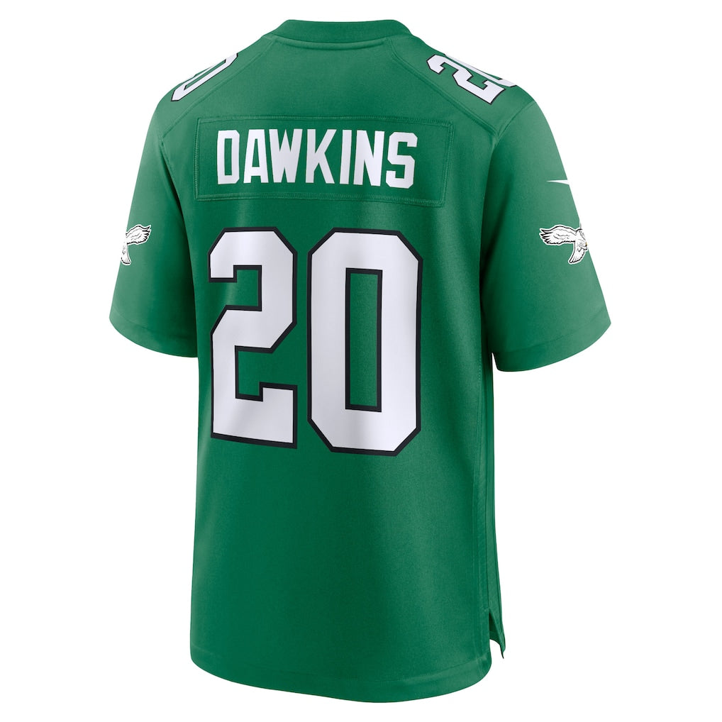 P.Eagles #20 Brian Dawkins Kelly Green Alternate Retired Player Game Jersey