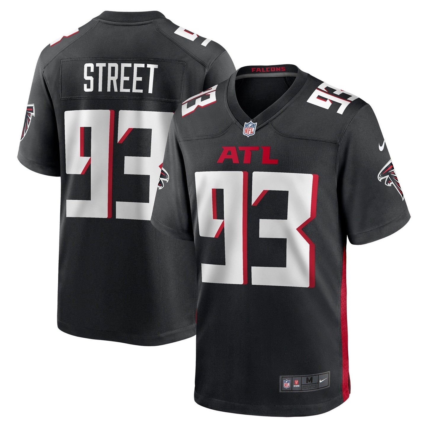 Kentavius Street Atlanta Falcons  Team Game Jersey -  Black