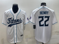 Men's Tennessee Titans Derrick Henry White Player Jersey