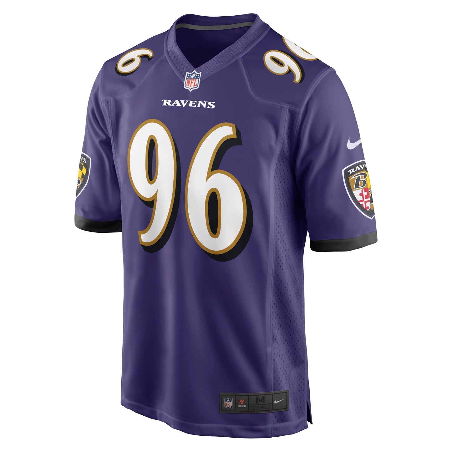 Broderick Washington Baltimore Ravens  Game   Jersey - Purple