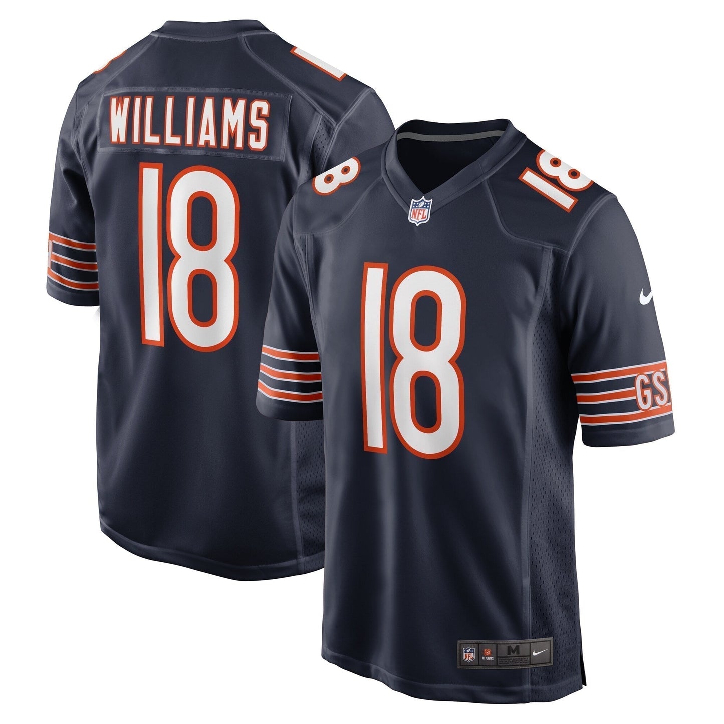 Caleb Williams Chicago Bears    Game Jersey - Navy