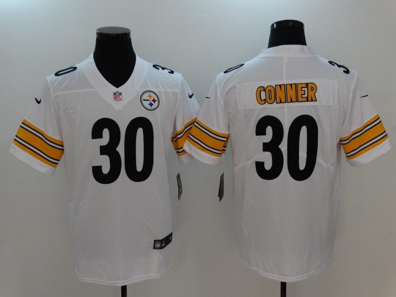 Men's Pittsburgh Steelers James Conner White Vapor F.U.S.E. Limited Jersey