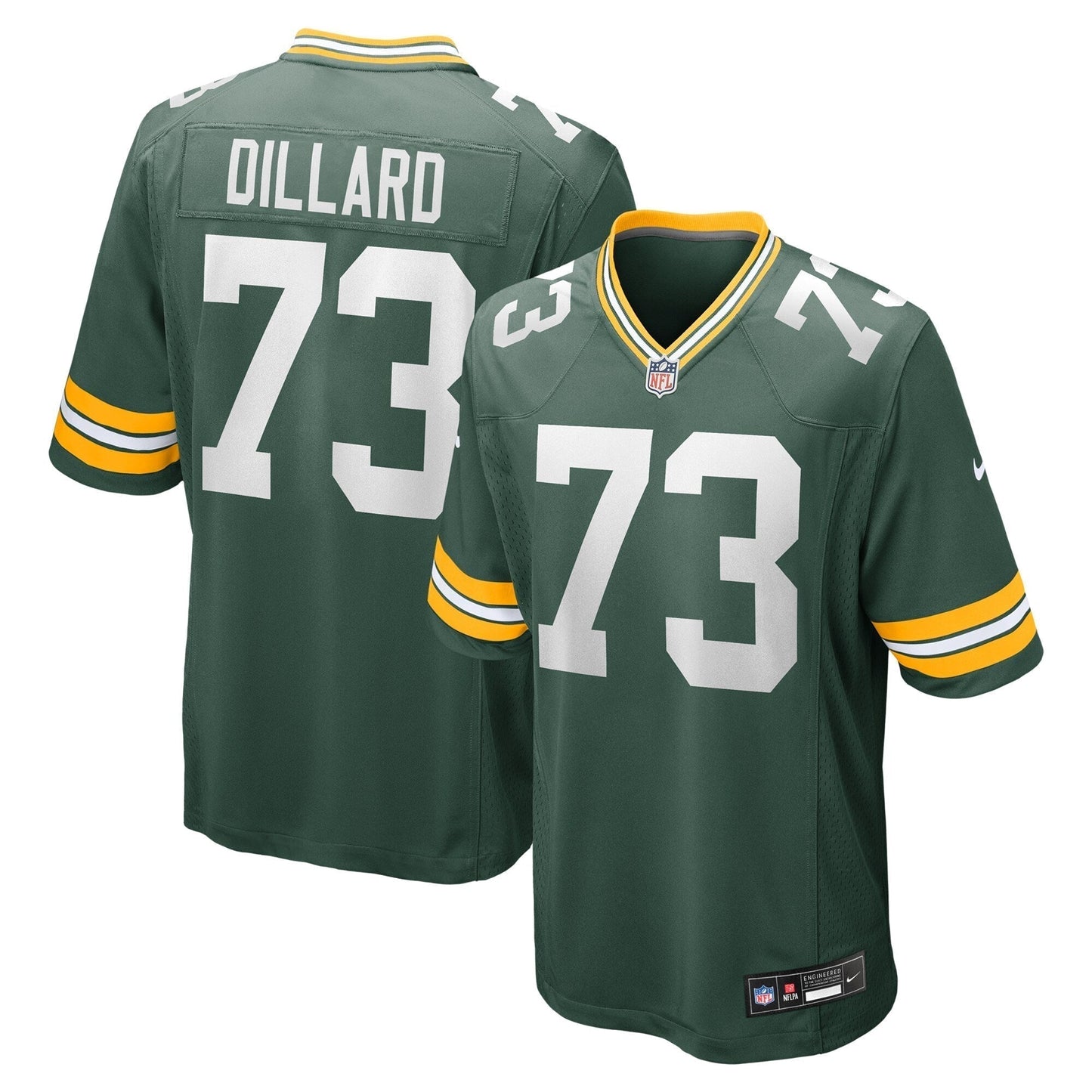 Andre Dillard Green Bay Packers   Game Jersey -  Green