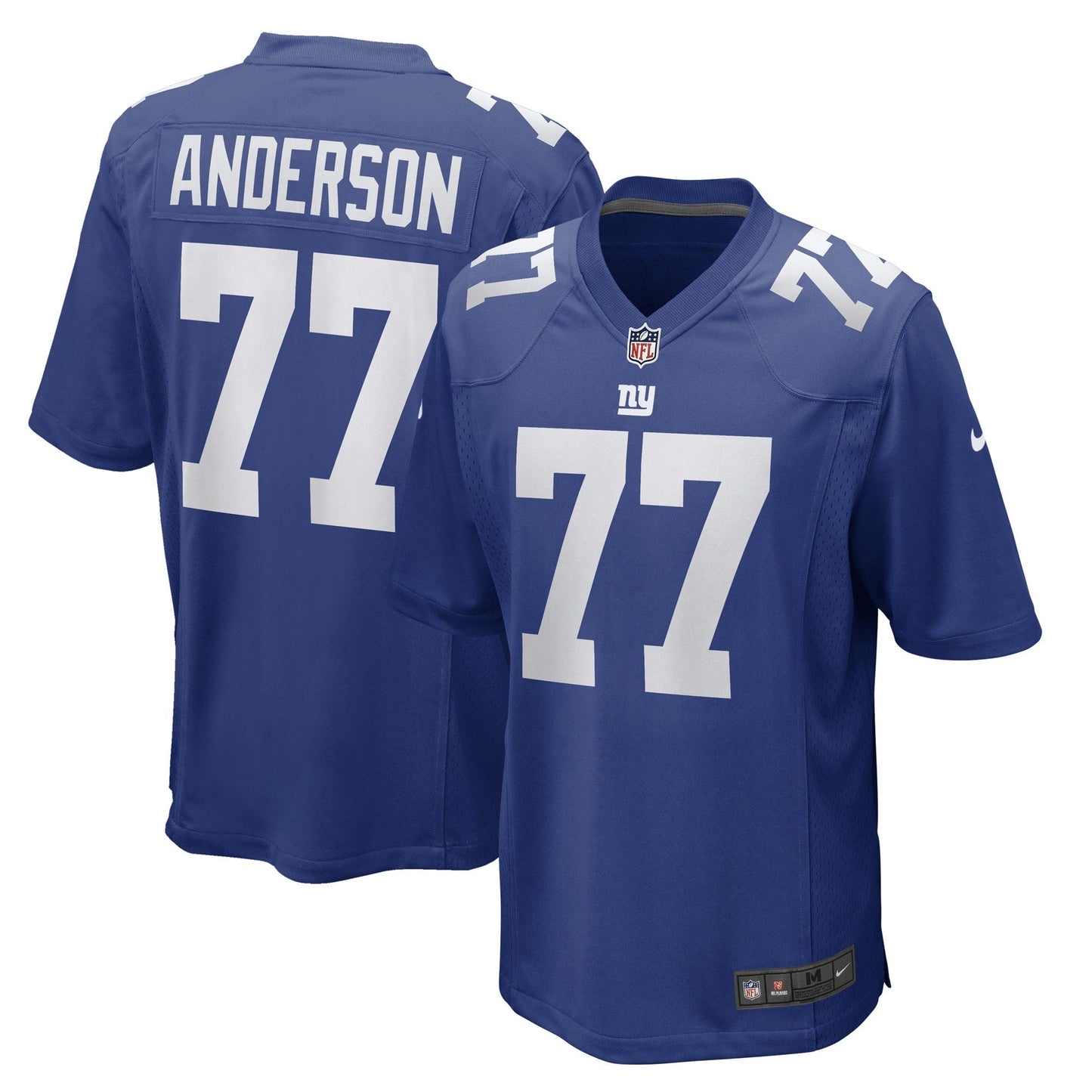 Jack Anderson New York Giants  Game   Jersey - Royal