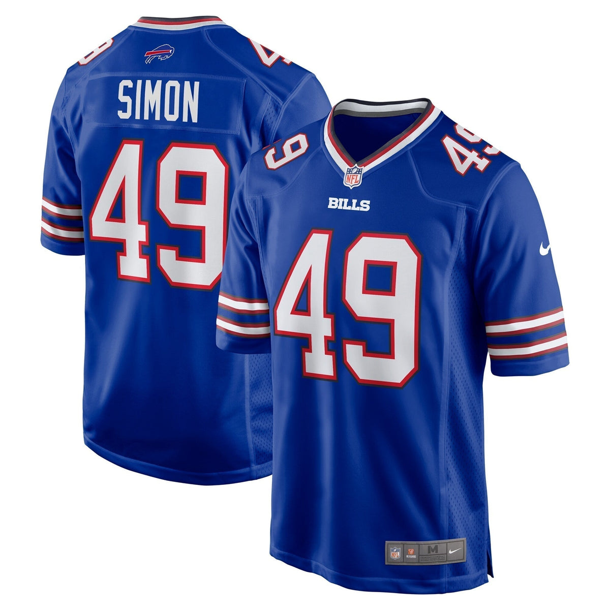 Shayne Simon Buffalo Bills  Game Jersey -  Royal