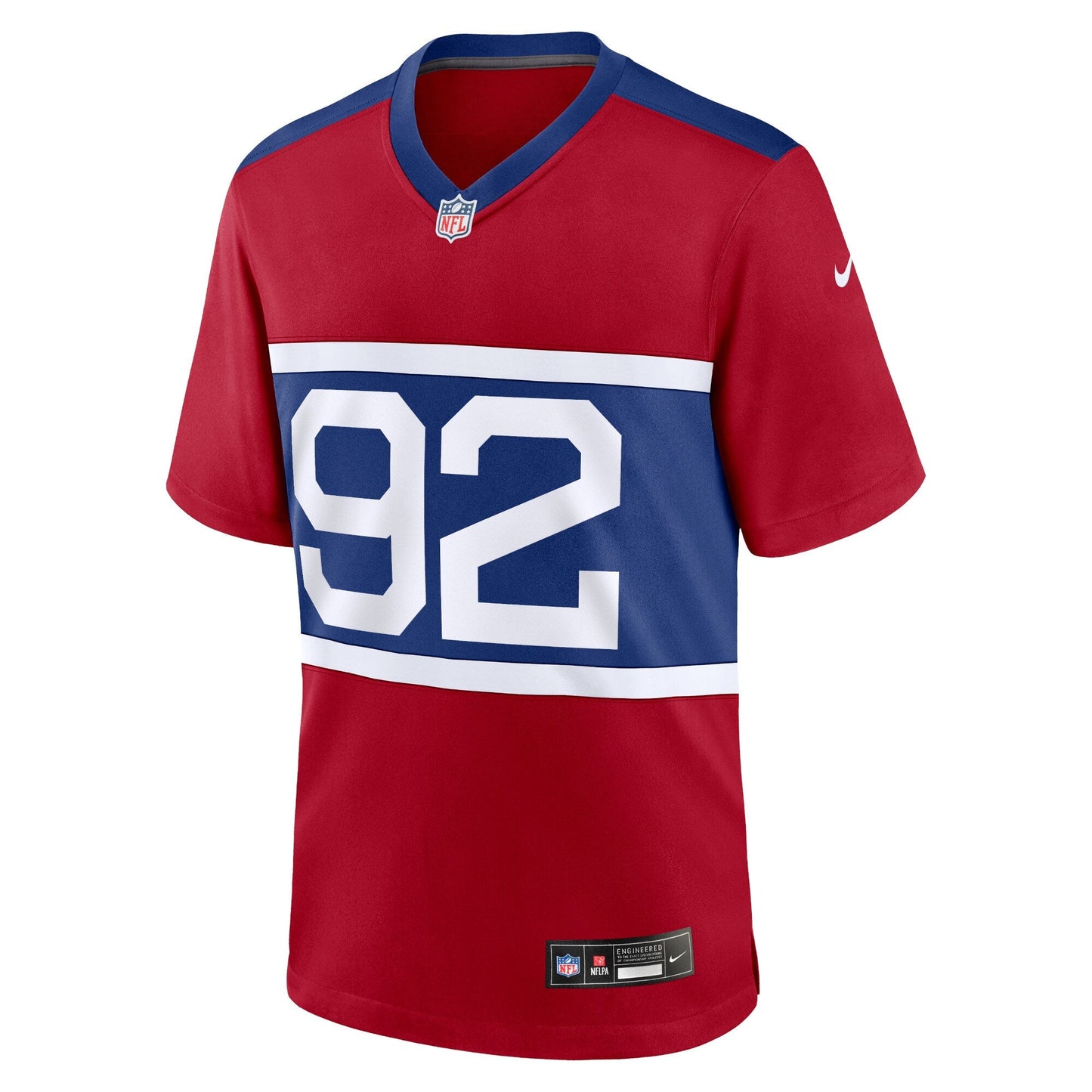 Michael Strahan New York Giants  Alternate Retired   Game Jersey - Century Red
