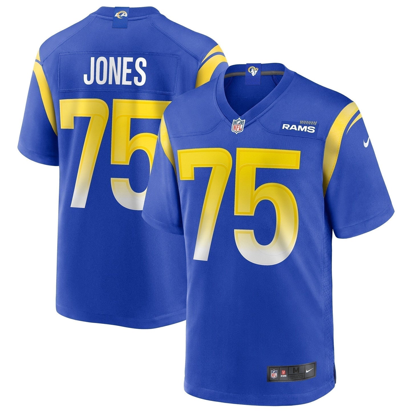 Deacon Jones Los Angeles Rams  Game Retired   Jersey - Royal