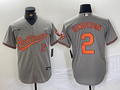 Men's Baltimore Orioles Gunnar Henderson Gray Limited Player Jersey